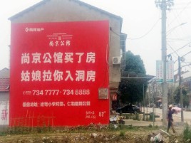 文成墙体广告在乡镇、农村市场的媒体优势