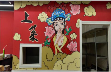 文成墙体彩绘的发展和应用