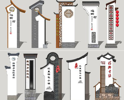 文成美丽乡村标识标牌有哪些分类？