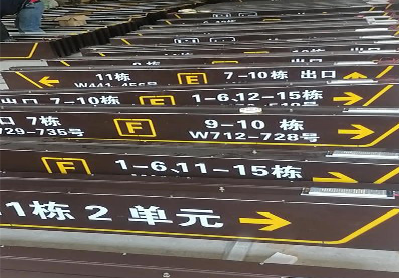 文成广告标识中，常见的几种安装方式。