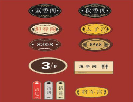 文成门牌设计制作三要素。